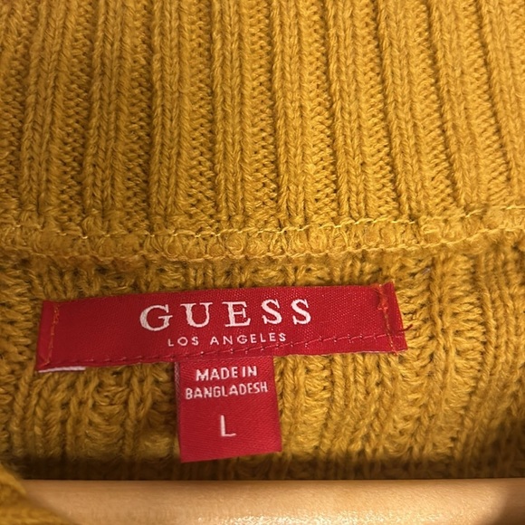 Mustard Yellow Women's Sweater - Picture 5 of 6